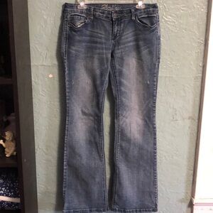 Denim Low-Rise Jeans